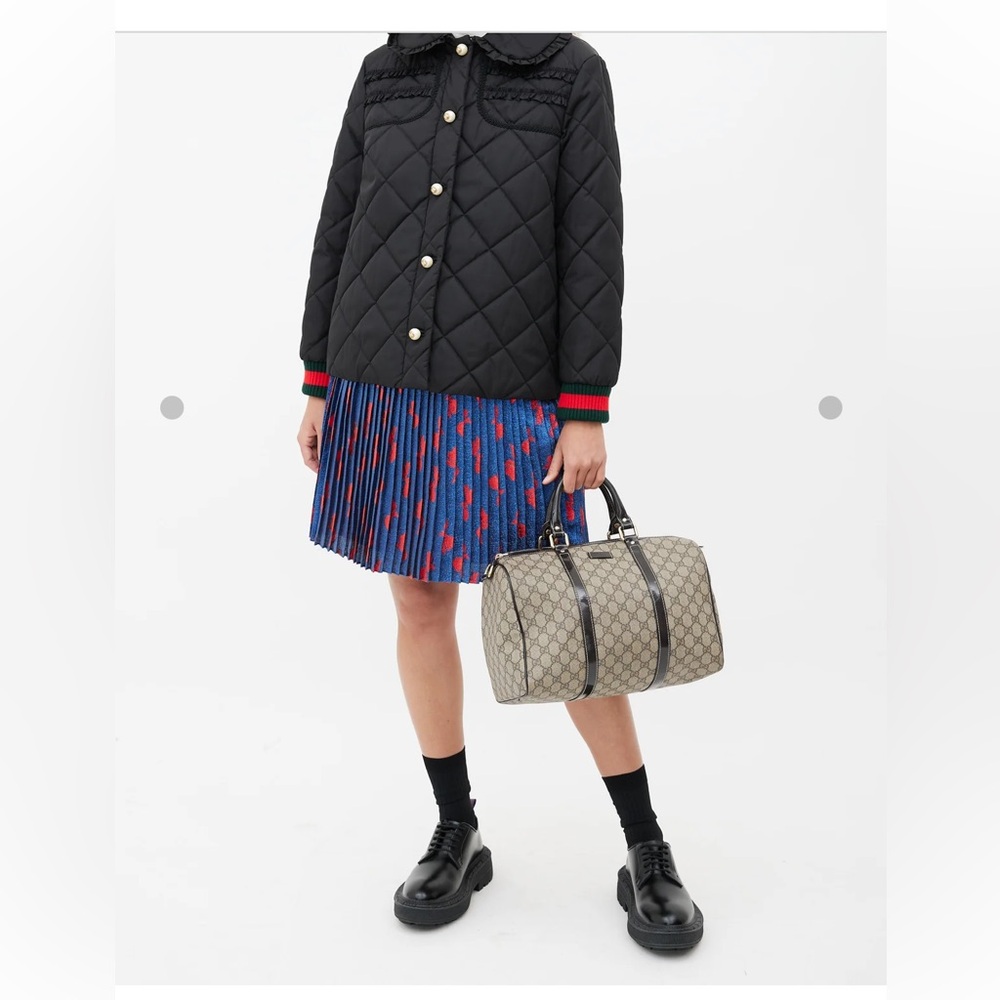 Authentic Gucci Medium GG Supreme Joy Boston Bag